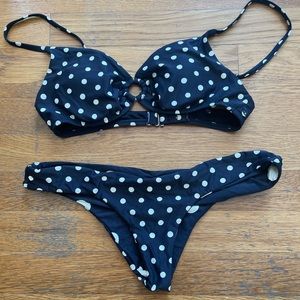 Billabong polka dot bikini